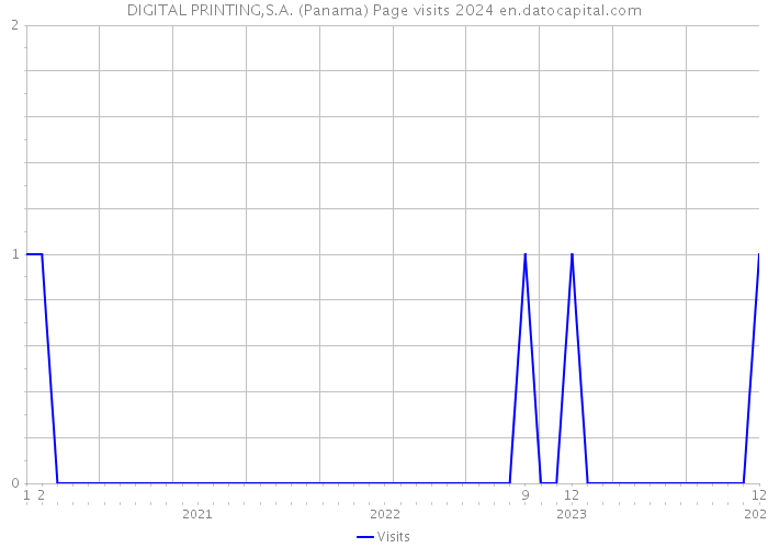 DIGITAL PRINTING,S.A. (Panama) Page visits 2024 