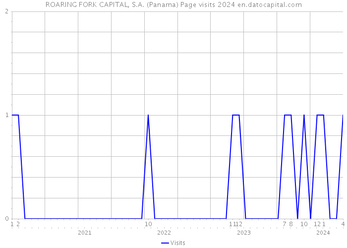 ROARING FORK CAPITAL, S.A. (Panama) Page visits 2024 