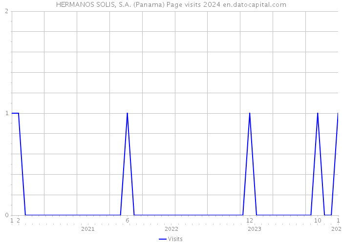 HERMANOS SOLIS, S.A. (Panama) Page visits 2024 