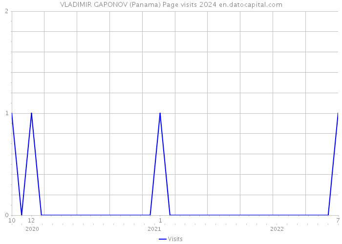 VLADIMIR GAPONOV (Panama) Page visits 2024 