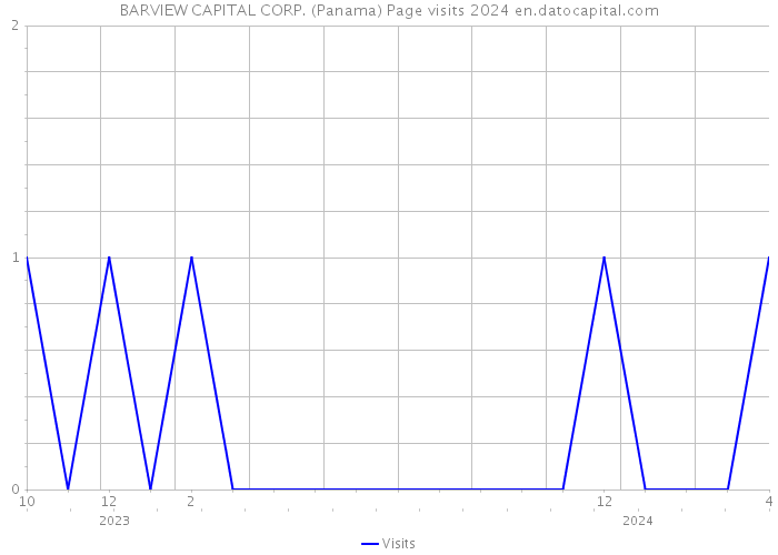 BARVIEW CAPITAL CORP. (Panama) Page visits 2024 