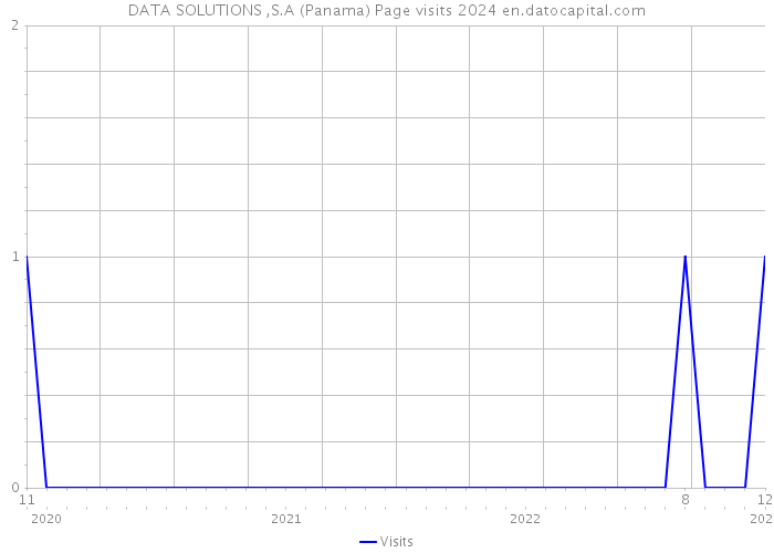 DATA SOLUTIONS ,S.A (Panama) Page visits 2024 