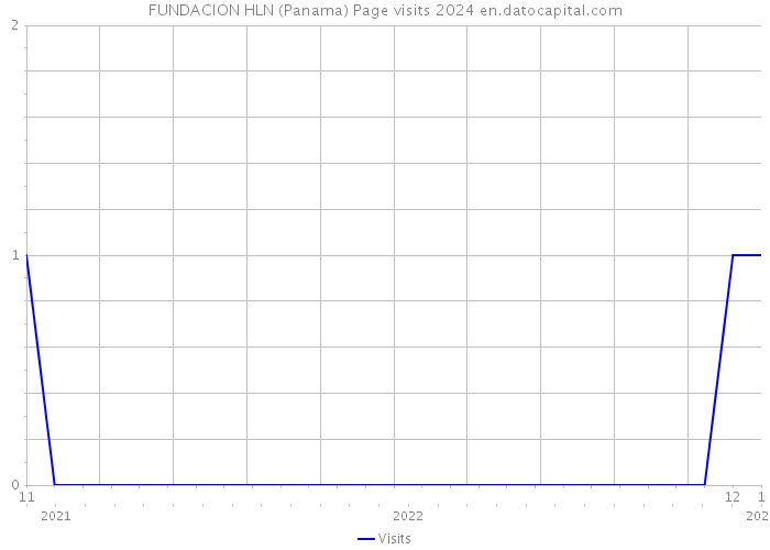 FUNDACION HLN (Panama) Page visits 2024 