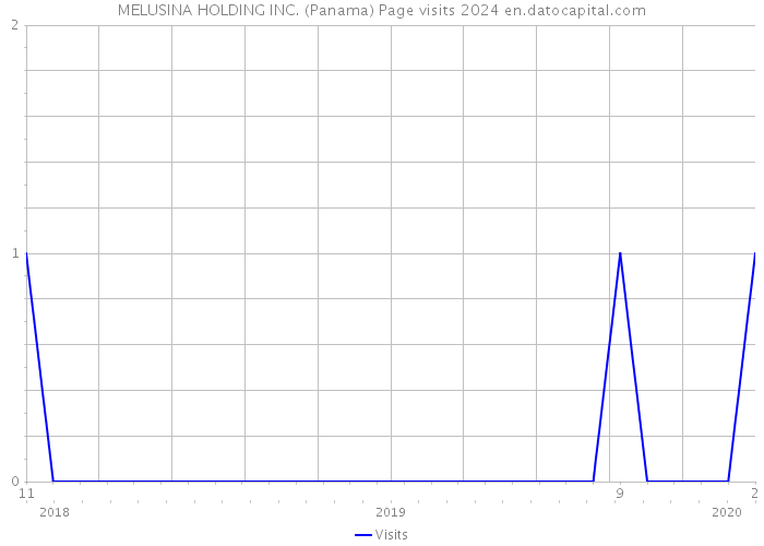 MELUSINA HOLDING INC. (Panama) Page visits 2024 