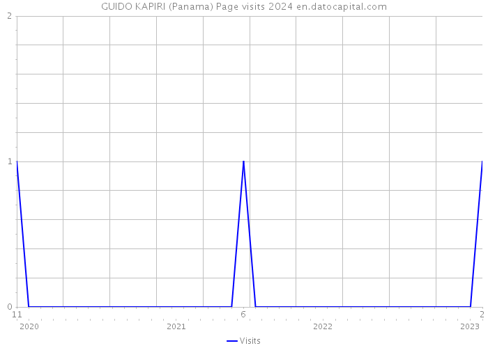 GUIDO KAPIRI (Panama) Page visits 2024 