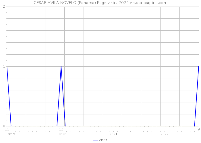 CESAR AVILA NOVELO (Panama) Page visits 2024 