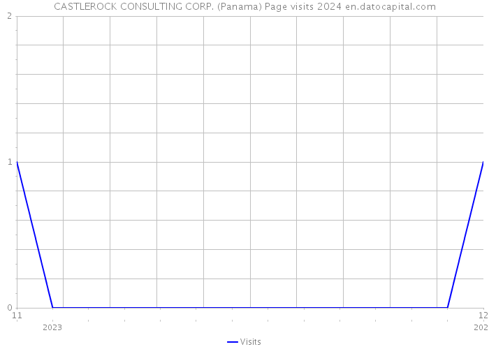 CASTLEROCK CONSULTING CORP. (Panama) Page visits 2024 