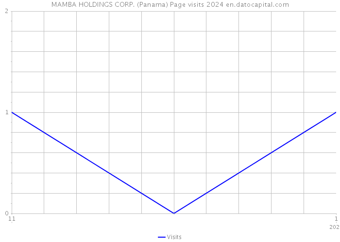 MAMBA HOLDINGS CORP. (Panama) Page visits 2024 