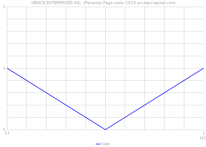 VENICE ENTERPRISES INC. (Panama) Page visits 2024 
