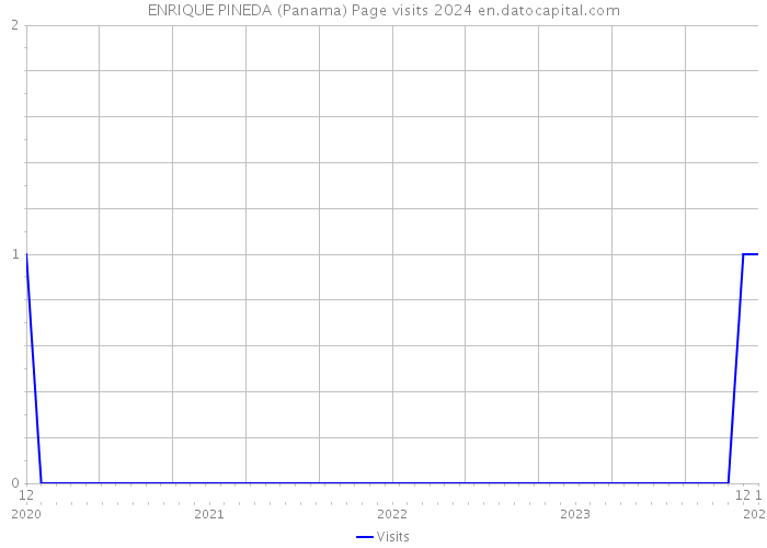 ENRIQUE PINEDA (Panama) Page visits 2024 