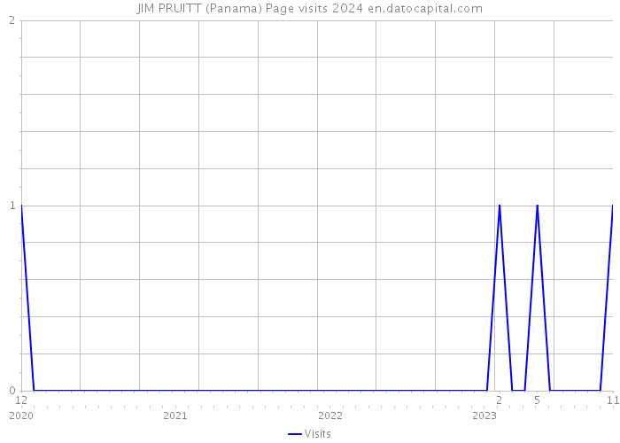 JIM PRUITT (Panama) Page visits 2024 