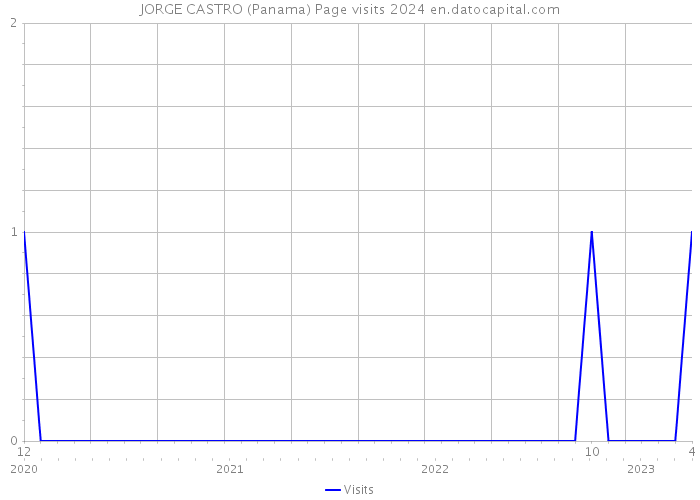 JORGE CASTRO (Panama) Page visits 2024 
