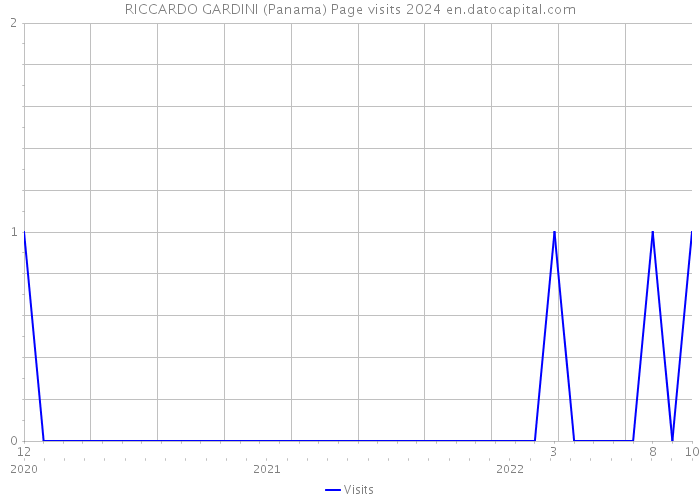 RICCARDO GARDINI (Panama) Page visits 2024 