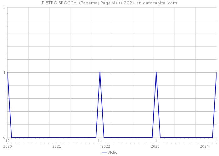 PIETRO BROCCHI (Panama) Page visits 2024 