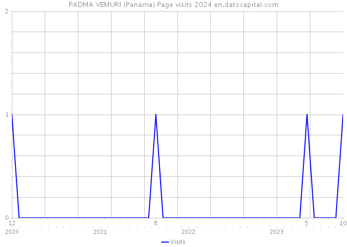 PADMA VEMURI (Panama) Page visits 2024 
