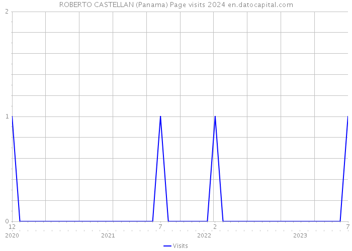 ROBERTO CASTELLAN (Panama) Page visits 2024 