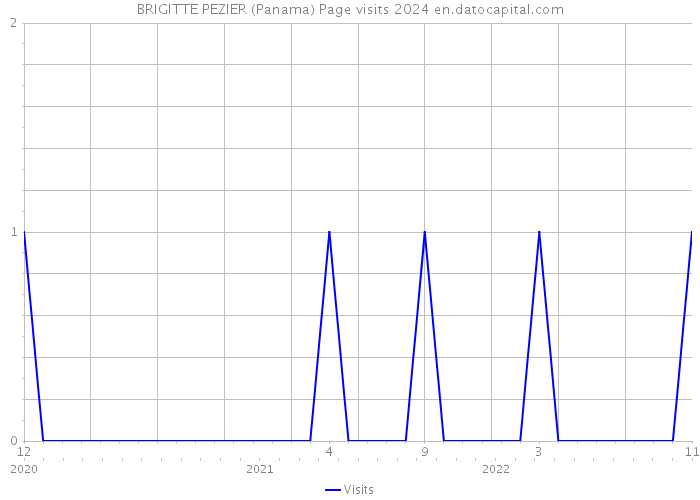 BRIGITTE PEZIER (Panama) Page visits 2024 
