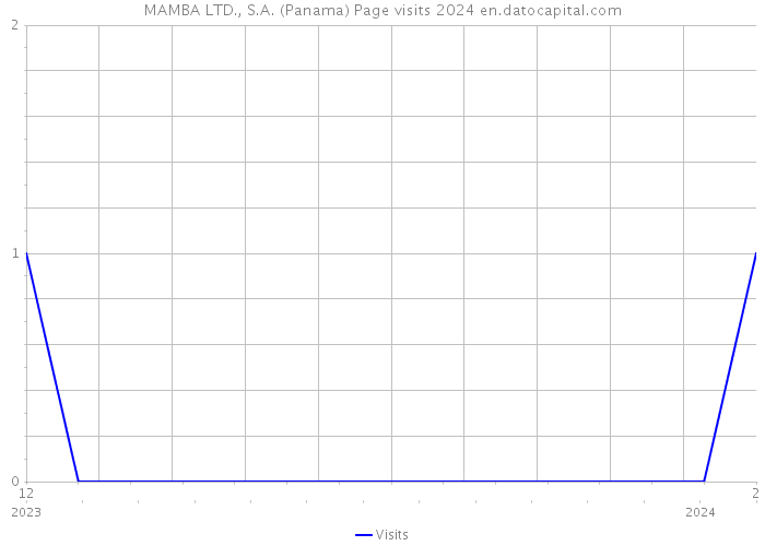 MAMBA LTD., S.A. (Panama) Page visits 2024 