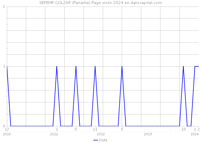SEPEHR GOLZAR (Panama) Page visits 2024 