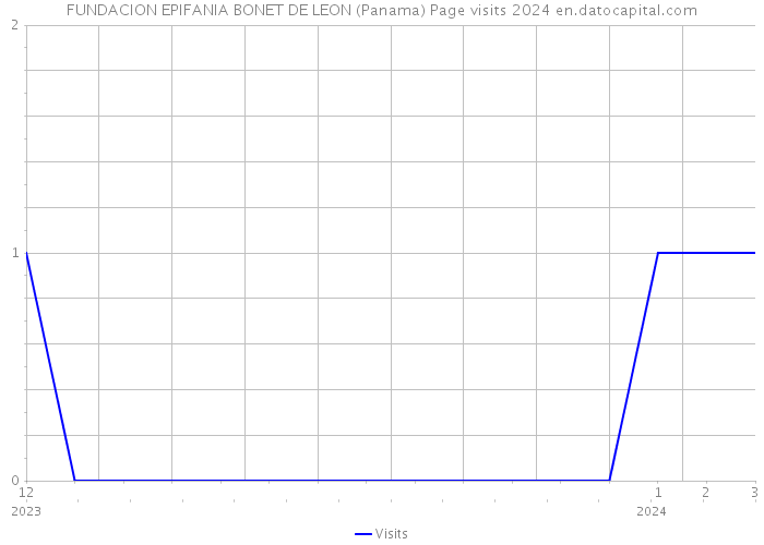FUNDACION EPIFANIA BONET DE LEON (Panama) Page visits 2024 