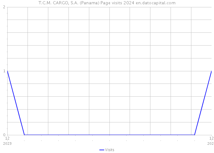 T.C.M. CARGO, S.A. (Panama) Page visits 2024 