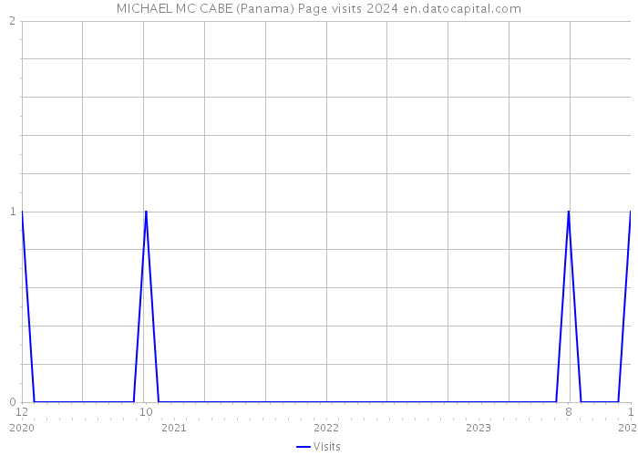 MICHAEL MC CABE (Panama) Page visits 2024 