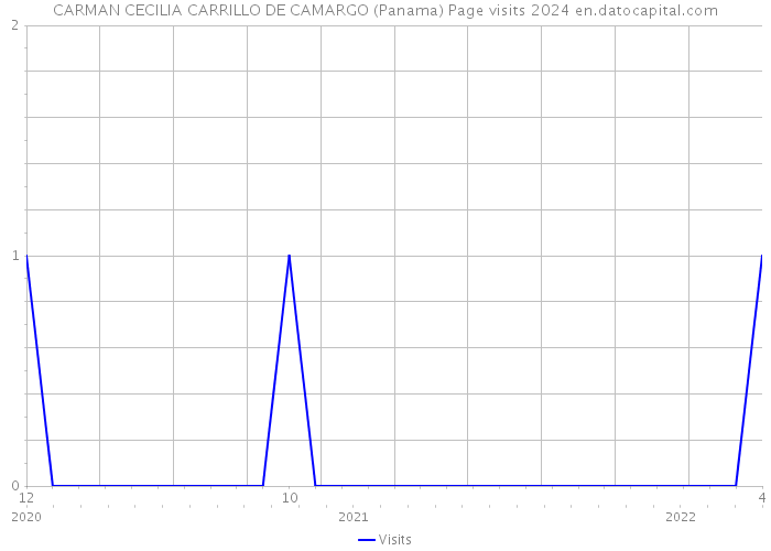 CARMAN CECILIA CARRILLO DE CAMARGO (Panama) Page visits 2024 