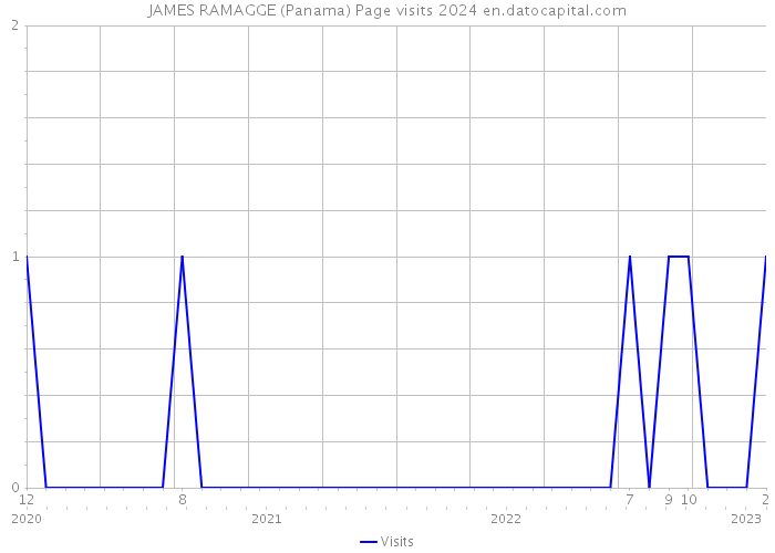 JAMES RAMAGGE (Panama) Page visits 2024 
