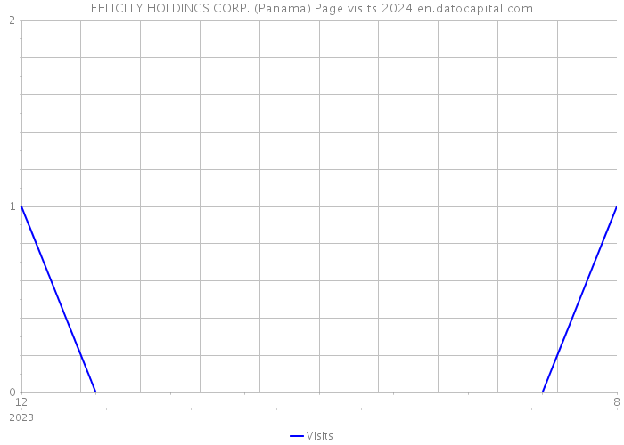 FELICITY HOLDINGS CORP. (Panama) Page visits 2024 