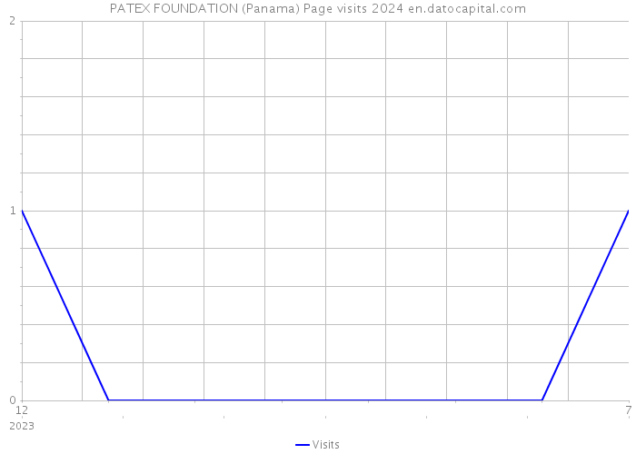 PATEX FOUNDATION (Panama) Page visits 2024 