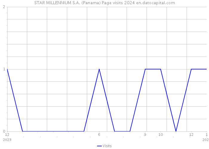 STAR MILLENNIUM S.A. (Panama) Page visits 2024 
