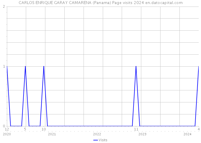 CARLOS ENRIQUE GARAY CAMARENA (Panama) Page visits 2024 
