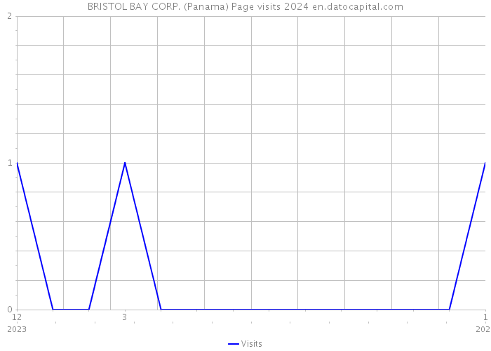 BRISTOL BAY CORP. (Panama) Page visits 2024 