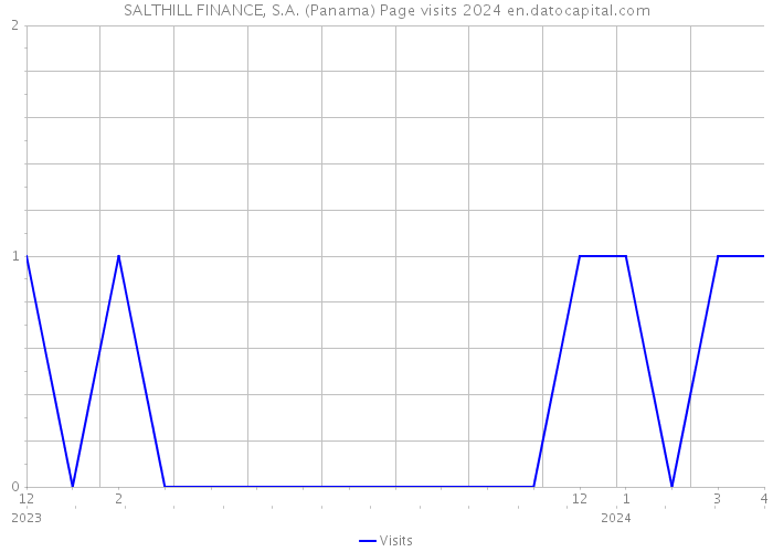 SALTHILL FINANCE, S.A. (Panama) Page visits 2024 