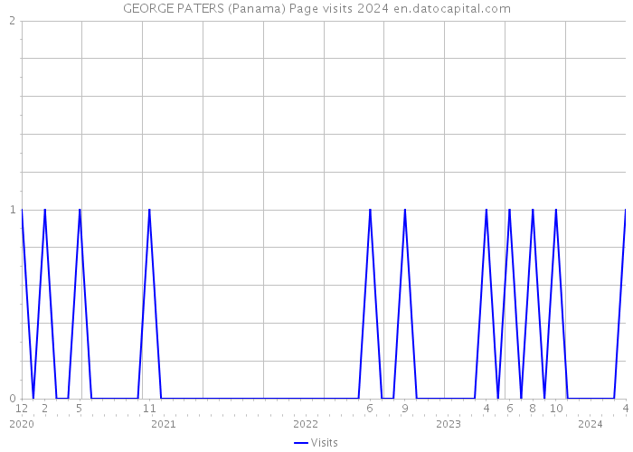 GEORGE PATERS (Panama) Page visits 2024 