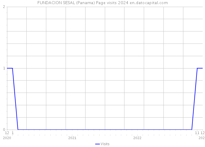 FUNDACION SESAL (Panama) Page visits 2024 