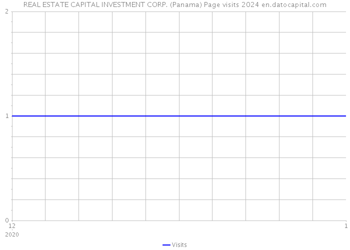 REAL ESTATE CAPITAL INVESTMENT CORP. (Panama) Page visits 2024 