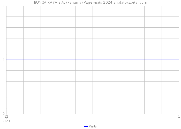 BUNGA RAYA S.A. (Panama) Page visits 2024 