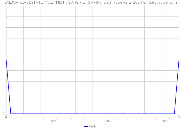 BALBOA REAL ESTATE INVESTMENT, S.A (B.R.E.I.S.A) (Panama) Page visits 2024 