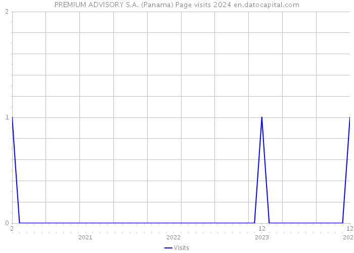 PREMIUM ADVISORY S.A. (Panama) Page visits 2024 