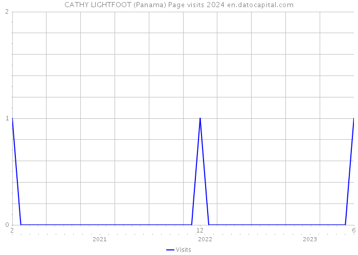 CATHY LIGHTFOOT (Panama) Page visits 2024 