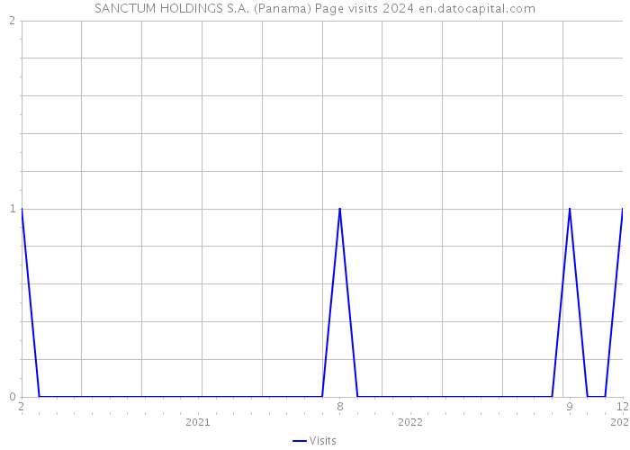 SANCTUM HOLDINGS S.A. (Panama) Page visits 2024 
