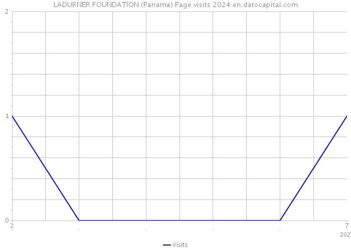 LADURNER FOUNDATION (Panama) Page visits 2024 