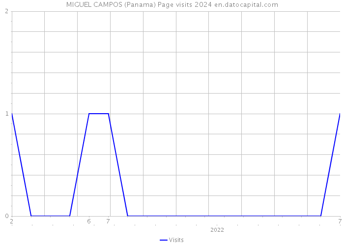 MIGUEL CAMPOS (Panama) Page visits 2024 