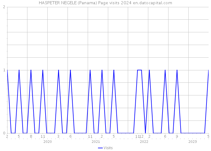 HASPETER NEGELE (Panama) Page visits 2024 