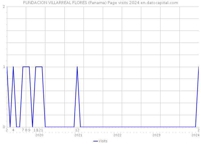 FUNDACION VILLARREAL FLORES (Panama) Page visits 2024 