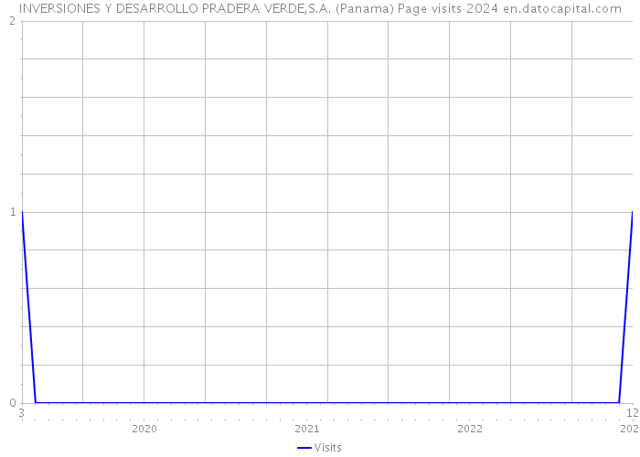 INVERSIONES Y DESARROLLO PRADERA VERDE,S.A. (Panama) Page visits 2024 