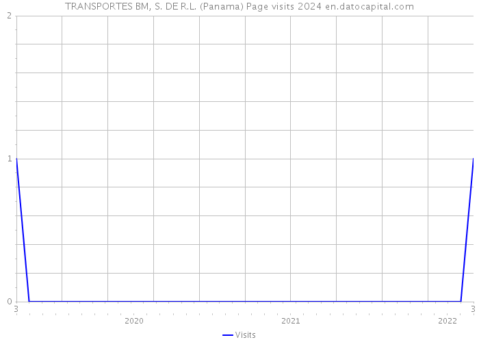 TRANSPORTES BM, S. DE R.L. (Panama) Page visits 2024 