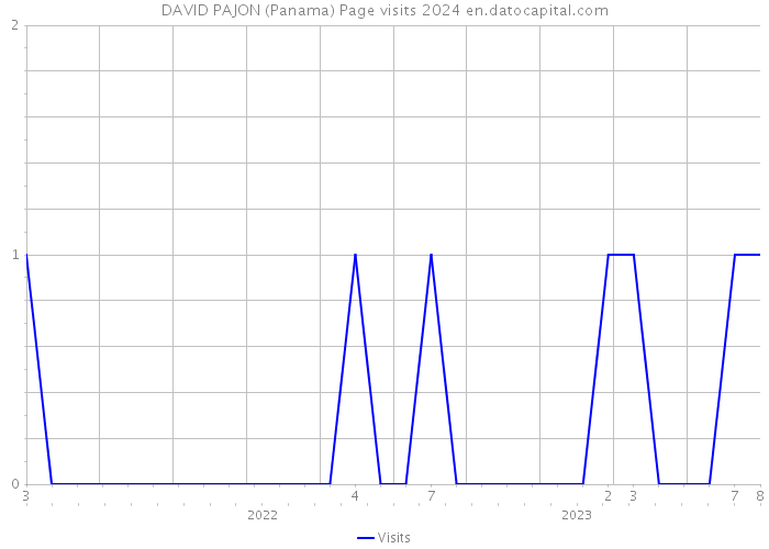 DAVID PAJON (Panama) Page visits 2024 