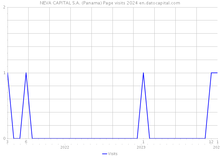 NEVA CAPITAL S.A. (Panama) Page visits 2024 